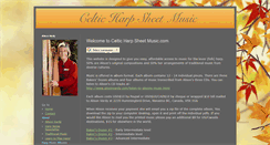 Desktop Screenshot of celticharpsheetmusic.com