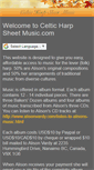 Mobile Screenshot of celticharpsheetmusic.com